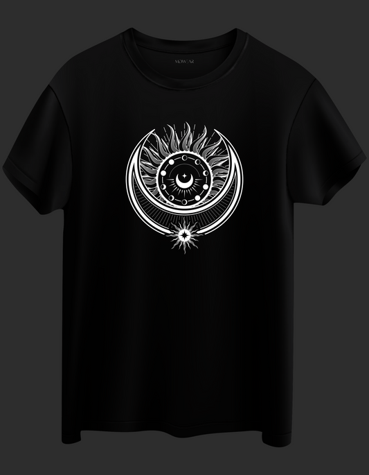 Premium Black "Celestial Harmony" Design Tee