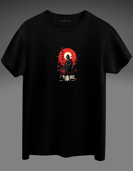 Premium Black "Darth Vader samurai" Design Tee